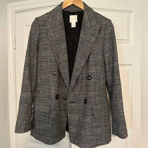 H&M houndstooth blazer